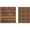 Iconikal Woodgrain Plastic Tablecloth Table Cover, Knotted Pine, 54 x