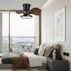 ocioc Quiet Ceiling Fan with LED Light 22 inch Large