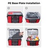 50-Can Large Rolling Cooler, Leakproof Insulated Cooler with Wheels and