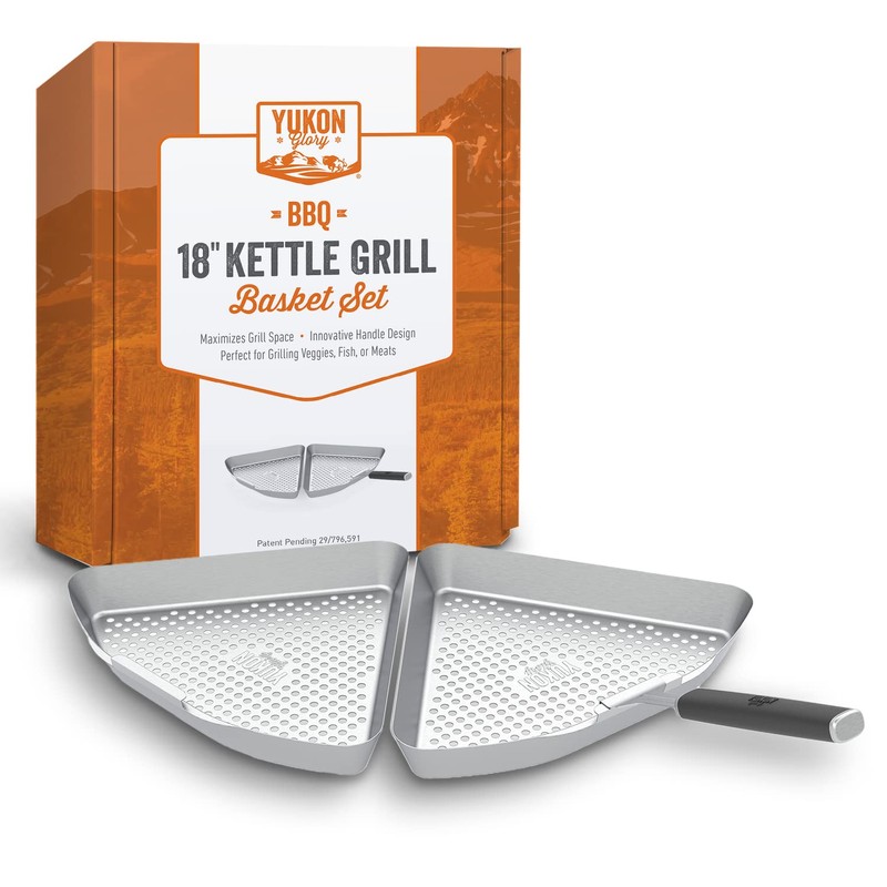 BBQ Grill Basket for Kettle Grills The Kettle Grill Accessories
