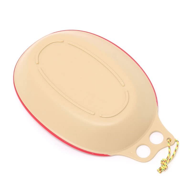 CHUMS CH62-1732-W080-00 Camper Curry Plate, Natural/Yellow 2, 10.2 x 6.7