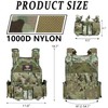 LASVENIS Quick Release Tactical Vest Molle Airsoft Vest for Men