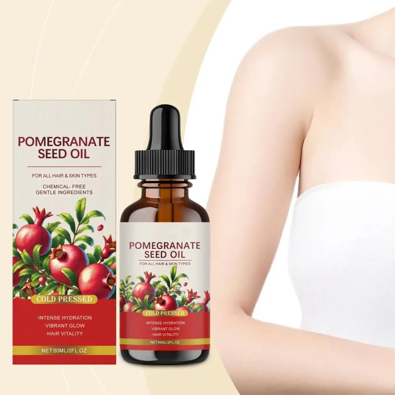 Cold-pressed Pomegranate Oil 60 Ml - Face And Hair