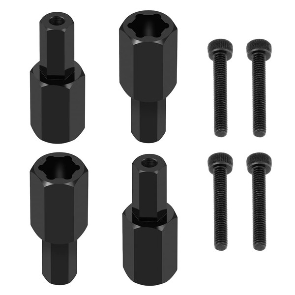 ZHRCFUN 4 Pieces 5 mm (+12.5 mm) Wheel Hex Hub