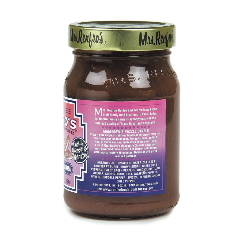 MRS RENFRO Chipotle Raspberry Salsa, 16 OZ
