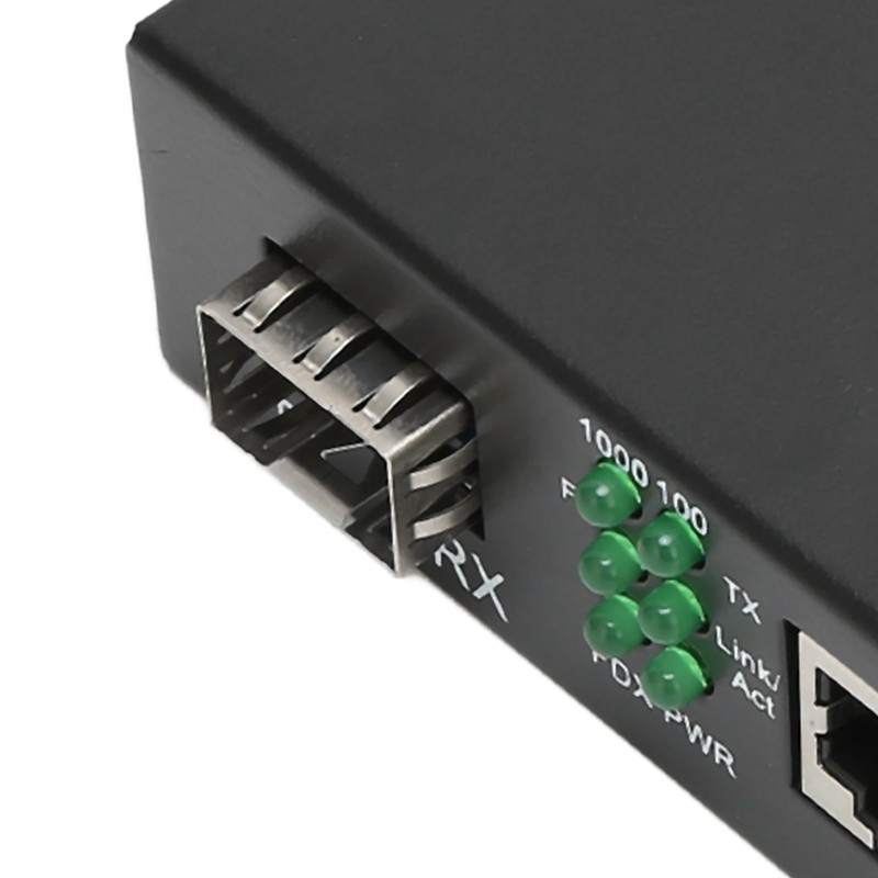 Media Converter Gigabit SFP to RJ45 10 100 1000Base TX
