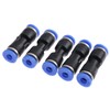 5pcs Pneumatic Fitting Pneumatic Straight Push-in Stud Fitting Connector Air