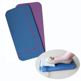 Sewing Accessory, 2 Pack No Slip Mat for Sewing Machine Foot Pedal, Sewing Machine Pedal Mat, Easy to Clean, Quilting Supplies Accessories, Blue&Purple