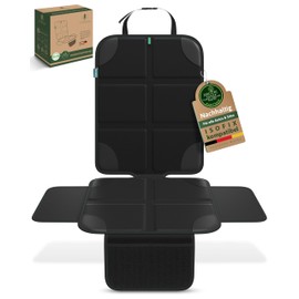 Forche® Kindersitzunterlage universeller 100% ISOFIX geeigneter Autositzschoner für Textil- und Ledersitze, Bester Schutz für Ihre Autositze, Sitzschoner für alle Kindersitze (1-Pack)