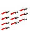 LST 10x Decorative Moulding Rain Gutter Roof Rail Clip Clips