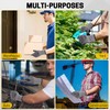 FURWEY Safety Work Gloves,16 Pairs Micro-Foam Nitrile Coated Glove for