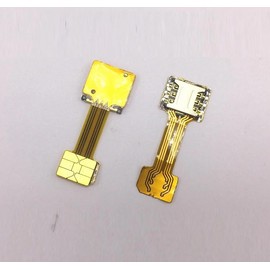 TECNOULAB 1pc Hybrid Dual SIM Card Adapter Micro SD Nano SIM Extension Adapter for Android