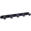 Angle Simple Towel Hook Rack Matte Black, SUS304 Stainless Steel