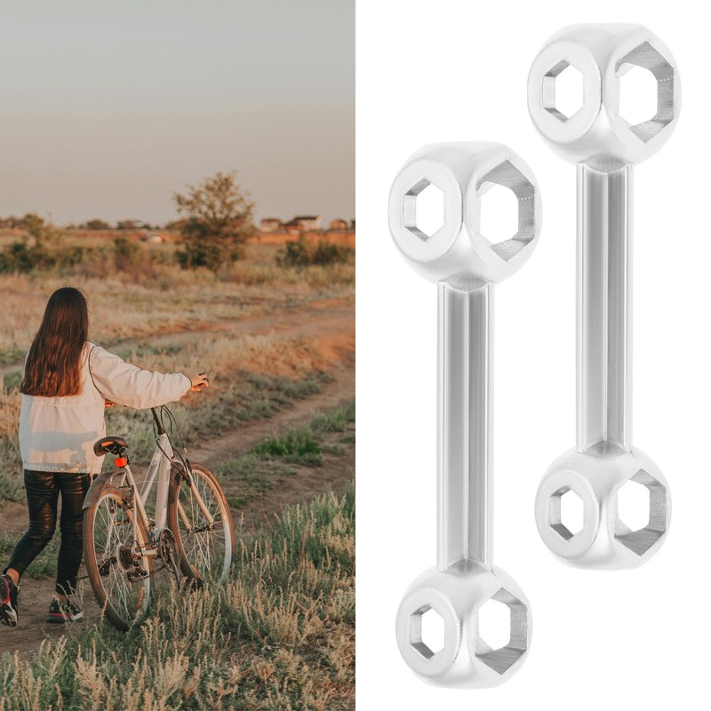 OTOTEC 2pcs Bicycle Hexagonal Bone Wrench Length 92.3 mm 10