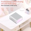 UV LED Nail Lamp 60W Portable Nail Dryer 4 Timer