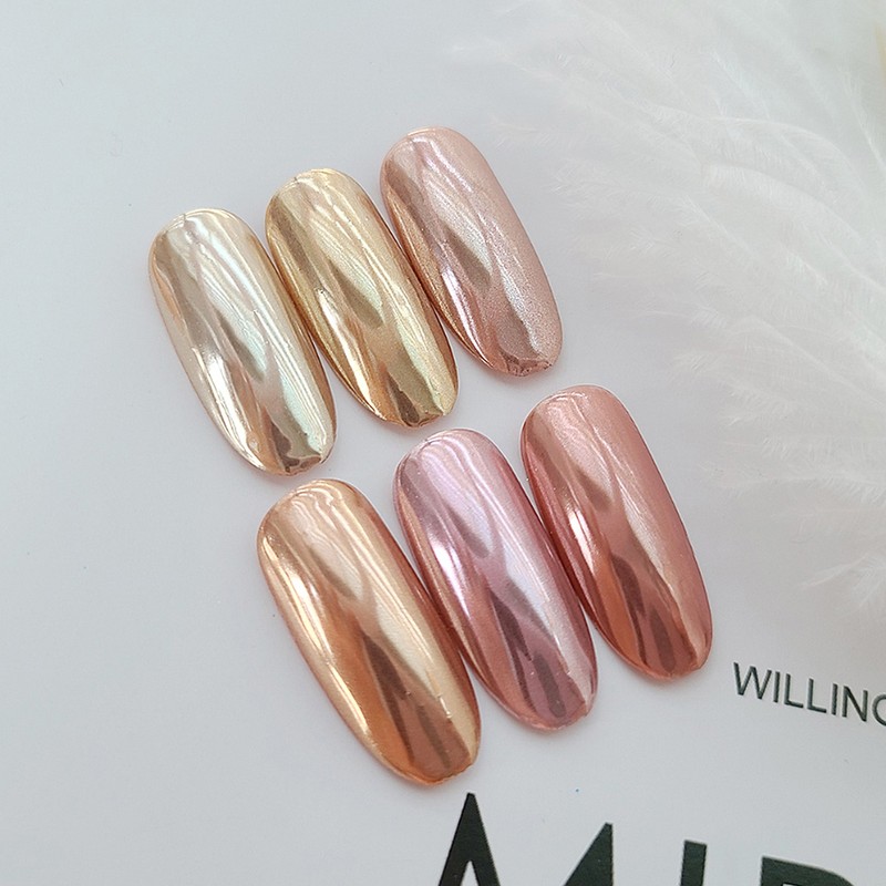 Bonnie B Nail Ash Gold Powder 6 Types / 보니비