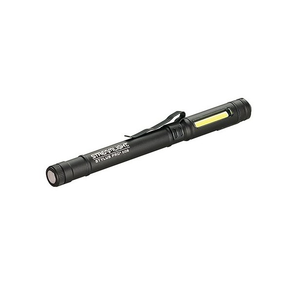 STREAMLIGHT 66700 Stylus Pro Cob with 19" USB Cord, Black, Clam Package