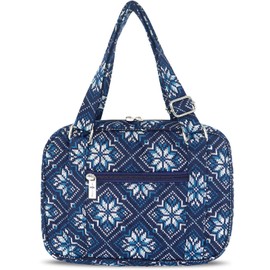 Lost Deer Bible Cover for Women with Adjustable Straps, Extra Large Study Bible Carrying Case Bag with Zip Pocket, 11.3x8.3x2.7 Inches