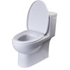 EAGO TB359 Dual Flush Eco-Friendly Ceramic Toilet, 1-Piece
