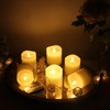 Stonebriar 3 Count Ivory Real Wax 3x3 Flameless LED Pillar