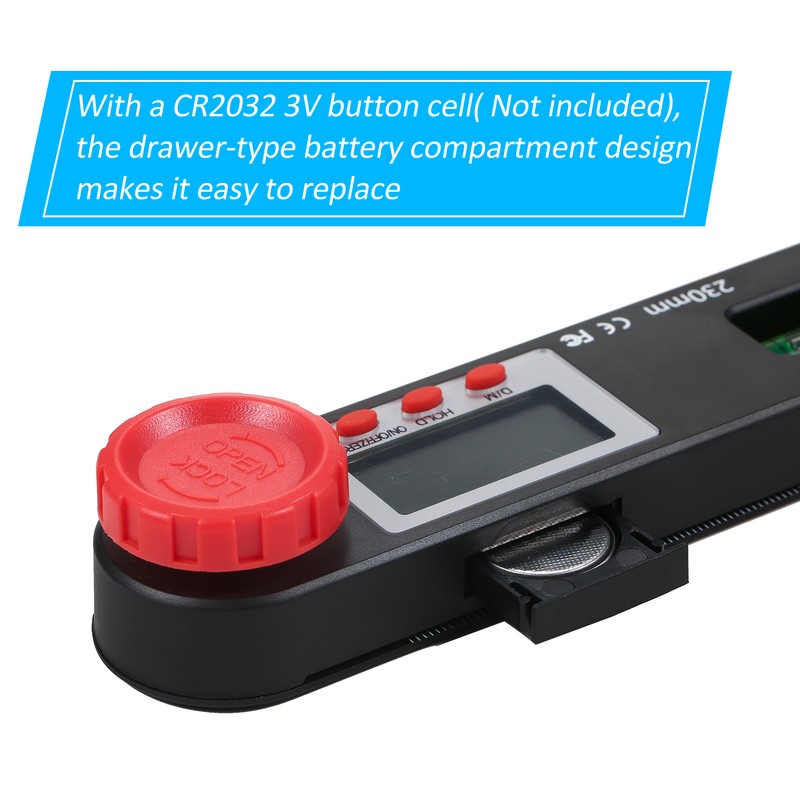 Digital Protractor Ruler Angle Finder, Protractor Ruler Level Tool, Multifunction