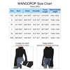 MANGOPOP Bell Sleeve Mock Neck Long Sleeve Bodysuit for Going
