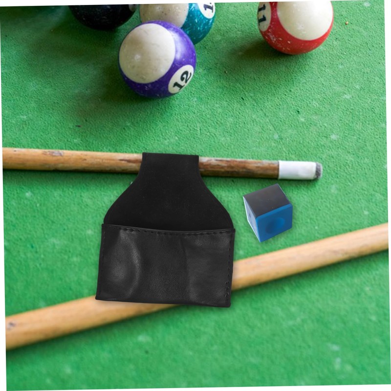 BESPORTBLE Ergonomic Billiards Chalk Holder Bag Portable Pool Clamp for