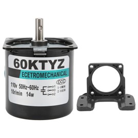AC Synchronous Motor 14W Permanent Magnet 2Way High Torsion Central Shaft Bracket XD60KTYZ(10rpm/min AC110V)
