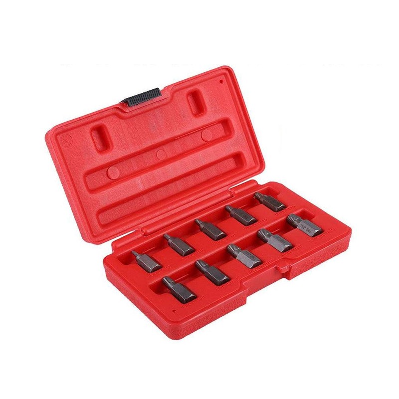 10Pcs Screw Extractor Screwdriver Bits Set, 3.2-10.3mm Hex Head Screw