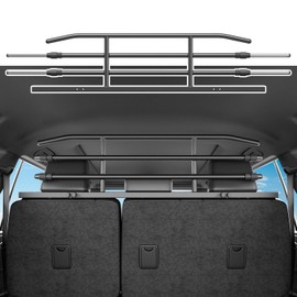 xipoqix Dog Car Barrier Compatible with 2025 Toyota 4Runner Trunk Cargo Pet Barrier Carbon Steel Pet Divider Gate Replacement for 2025 Toyota 4Runner Accessories