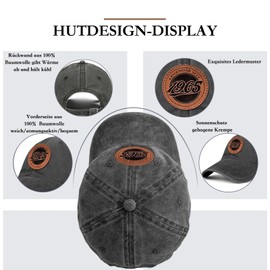 QUANMAITONG 40th Birthday Men's Cap Men's Gifts Birthday Gift For Men Caps Dad Grandpa Father's Day Gift 40th Birthday Men, 1965