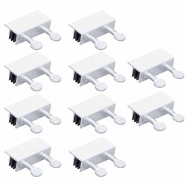 10Pcs Sliding Window Locks Aluminum Alloy Anti Aging Adjustable Window Stopper for Home Safety