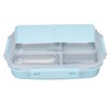 Thermal Insulation Bento Lunch Box 3 Grids Leakproof 304 Stainless