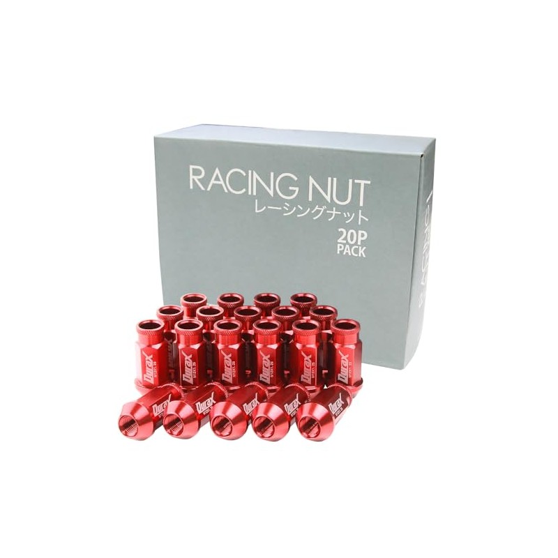 Durax Lightweight Aluminum Wheel Nut Racing Nut M12 P1.5 Through