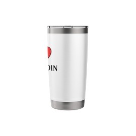 I Love Dogecoin Cryptocurrency Doge Crypto Stainless Steel Insulated Tumbler