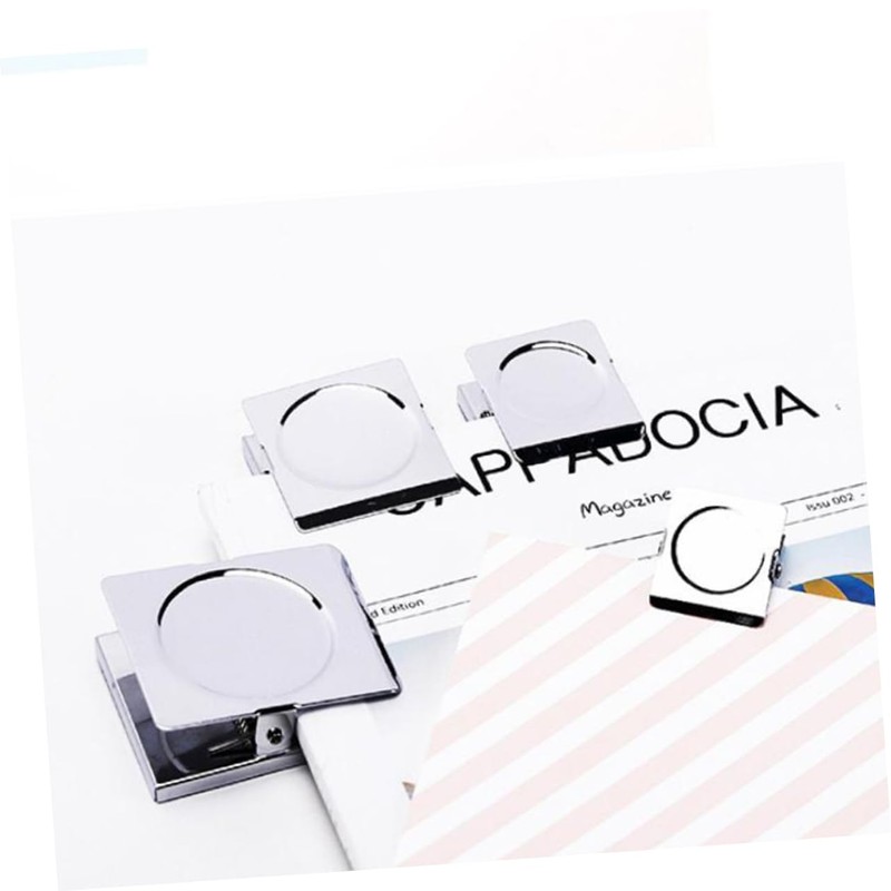 FUNOMOCYA 8Pcs Magnetic Clip Strong Magnet Holders for Paper Whiteboard