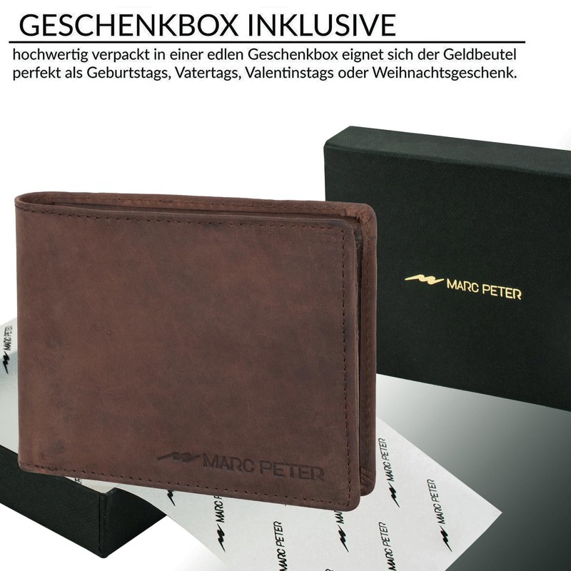 Marc Peter® Hanover Genuine Leather Wallet | Wallet for Men