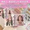 Sealing Notebook, Plastan, Transparent, A8 Size, Mini Binder, Personal Organizer,