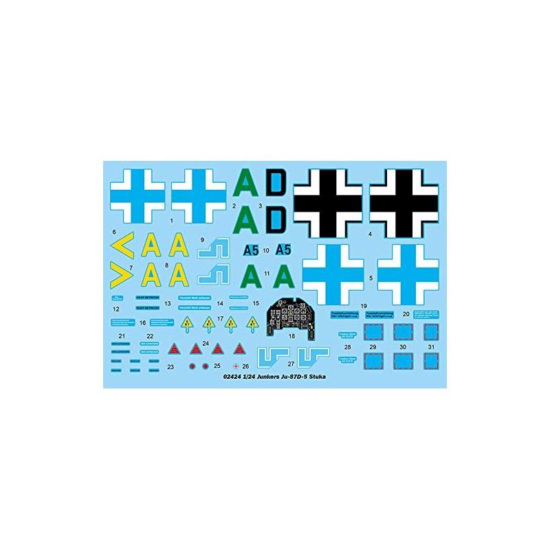 Trumpeter 1/24 German Ju-87D-5 Stucka Plastic Model 02424