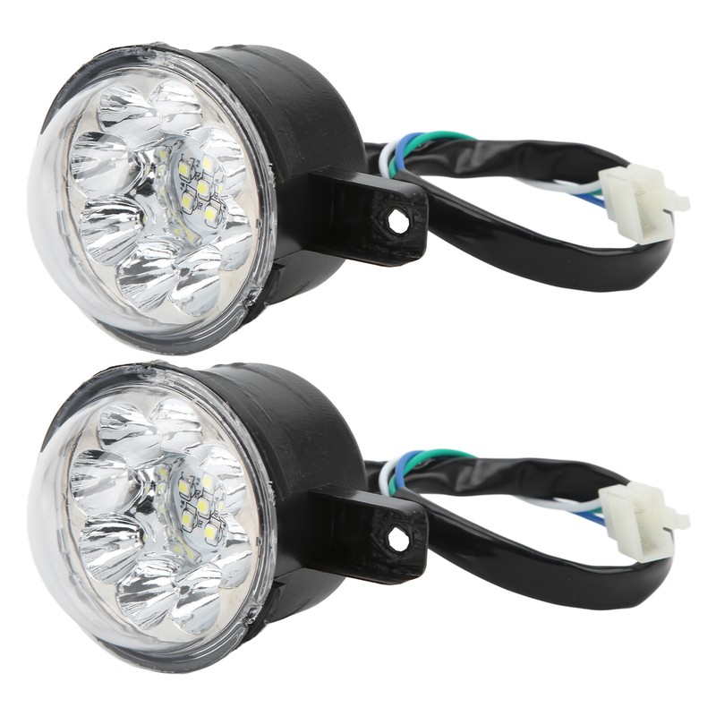 12V 14 LEDs Front Head Light Lamp 3 Wire Buckle