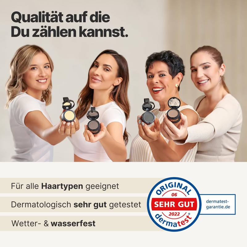 IMPERIO Root Touch-Up Powder, Hair Concealer, for Hair Thickening, for