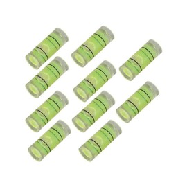 Utoolmart 8×20mm Green Universal Precision Bubble Level Vials Spirit Level Picture Hanging Levels Mark Measuring Instruments Layout Tools 10pcs