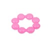 Nuby IcyBite Soother Ring Teether, Pink, 1 Count