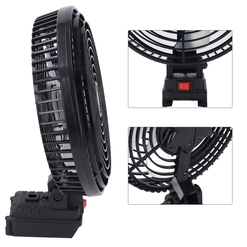 8in Electric Fan 5 Blade Portable Lithium Battery Powered Fan