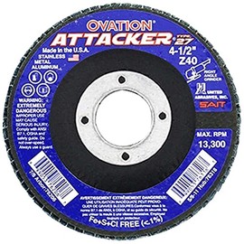 Arbor Mount Flap Disc, 4-1/2in, 40, Coarse