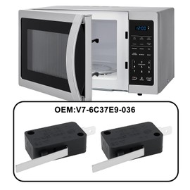 ECSiNG 2 Stück Mikroschalter Schnappschalter 2-polig SPST NC 15A 250V V7-6C37E9-036 Kompatibel mit Honeywell