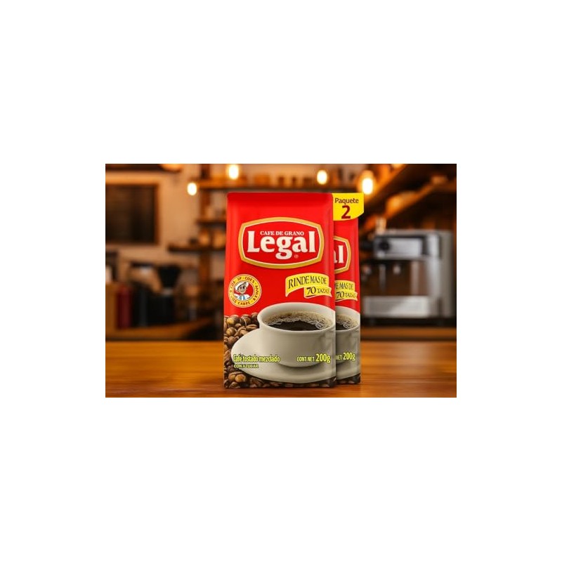 Café Legal Tradicional 200g pack de 2
