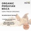 Herba Organic Maca for Men & Women - 200 Capsules