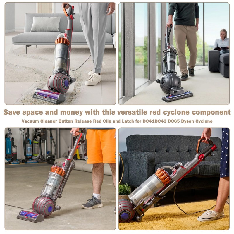 Showingo Vacuum Cleaner Canister Button Release Red Clip and Latch