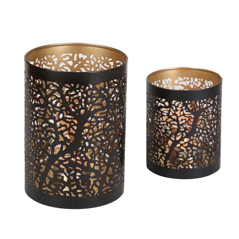 Casa Moro Oriental Ancona Tea Light Holder Set of 2